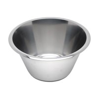 Straight Stainless Steel Mixing Bowl 25cm (9.8")