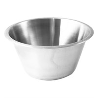 Straight Stainless Steel Mixing Bowl 25cm (9.8")