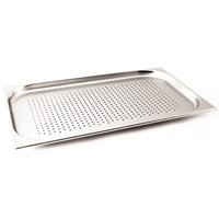1/1 Perforated Stainless Steel Gastronorm Pan 53x32.5x2 cm
