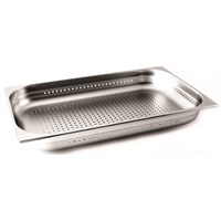 1/1 Perforated Stainless Steel Gastronorm Pan 53x32.5x4 cm