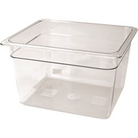 1/2 Polycarb Gastronorm Pan 26.5x32.5x20 cm