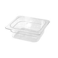 1/6 Polycarb Gastronorm Pan 16.2x17.6x6.5 cm