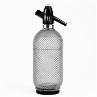 Silver Mesh Soda Syphon 1L