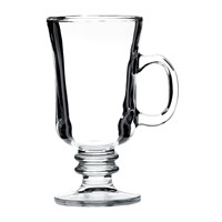 Handled Irish Coffee Glass Ribbed 23cl (8oz)