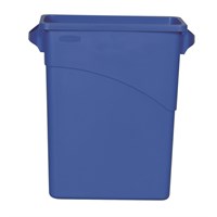 Blue Handled Slim Bin