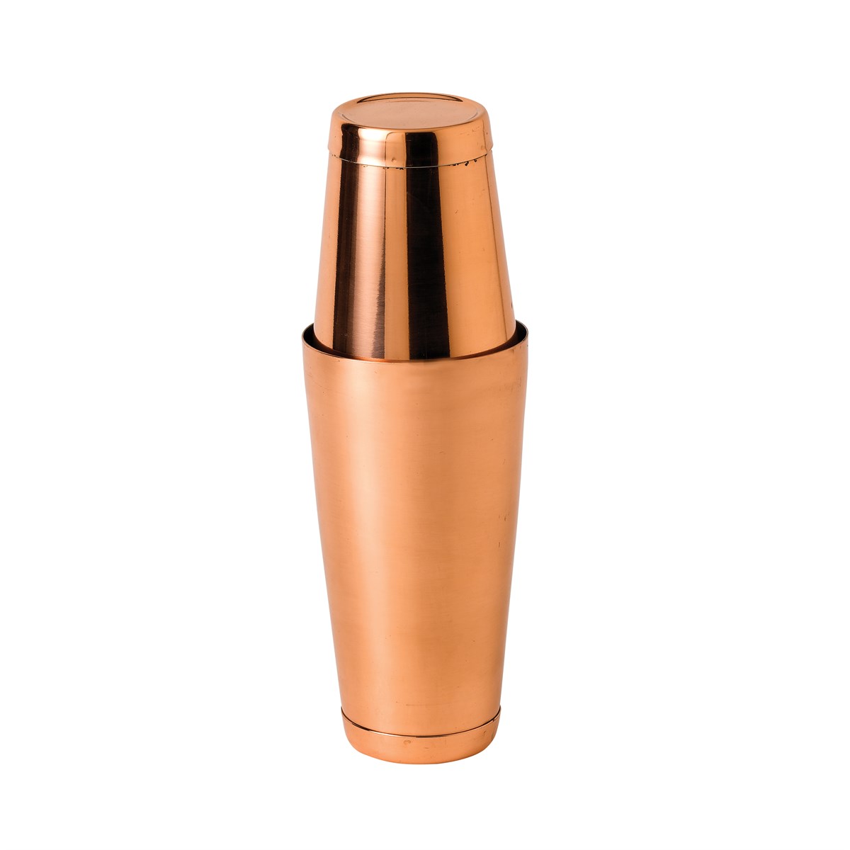 Cocktail Shaker Boston 2part Copper Plated 82cl