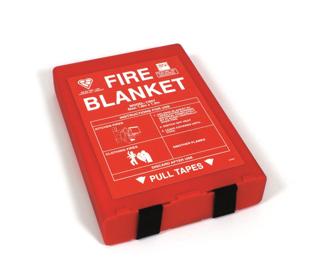 Large Fire Blanket Wall Mounted