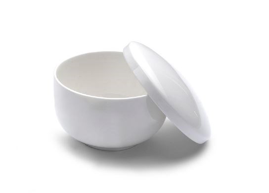 Fine White China Rice Bowl Lid for 101707 12cm