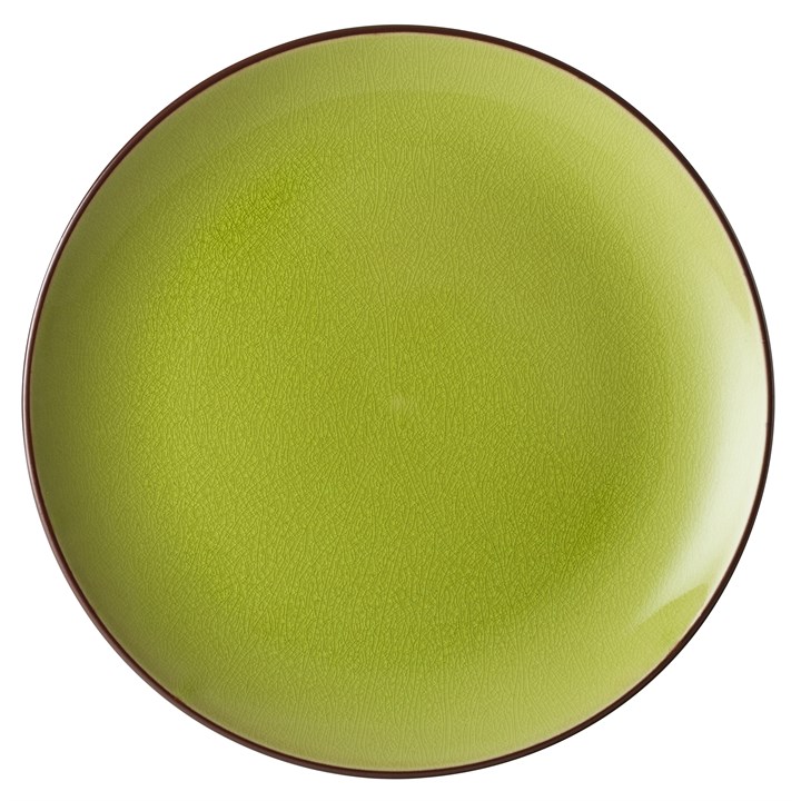 Plate Coupe Lime Green 25cm