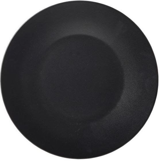 Rimmed Plate Round 30.5cm Black