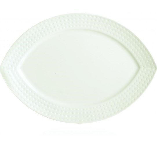 Satinique Oval Plate