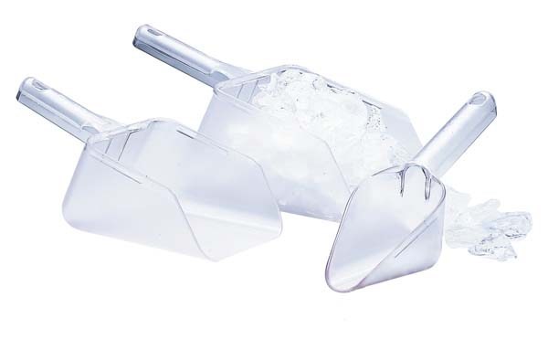 Clear Polycarb Ice Scoop 90cl