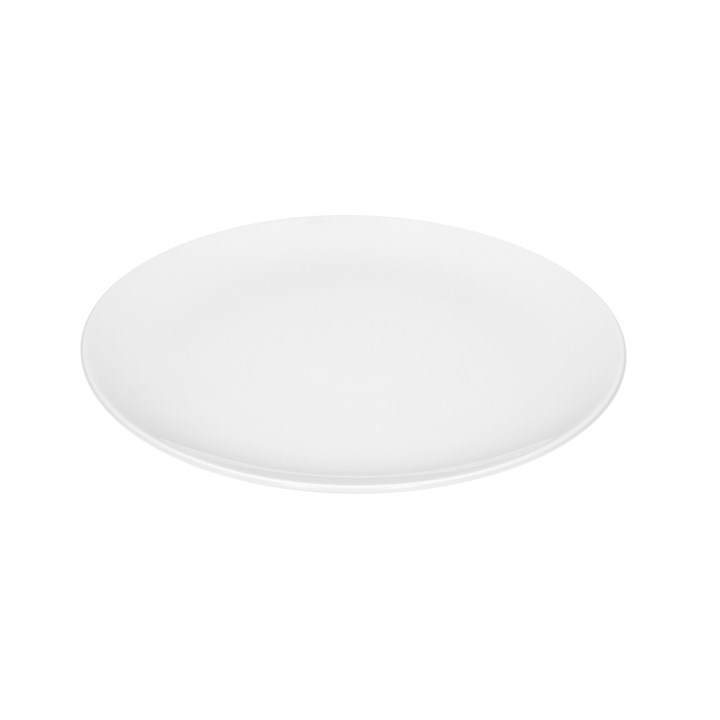 Plate Flat Coupe White 26cm