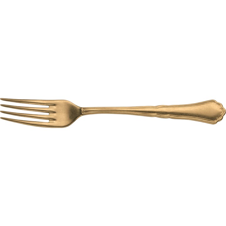 Settecento Alchimique Gold Table Fork