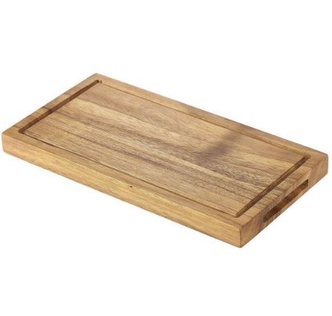 Wooden Serving Board Rectangular Acacia 25x13x2cm