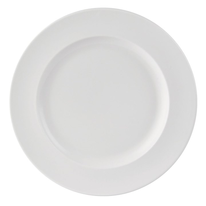 Plate Roun White 25.5cm