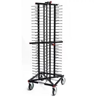 Plate Storage Rack Moveable Capacity 104 Plates