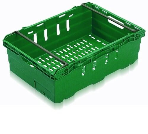 Crate Stackable Vent Green 35L 60x40x19.9mm