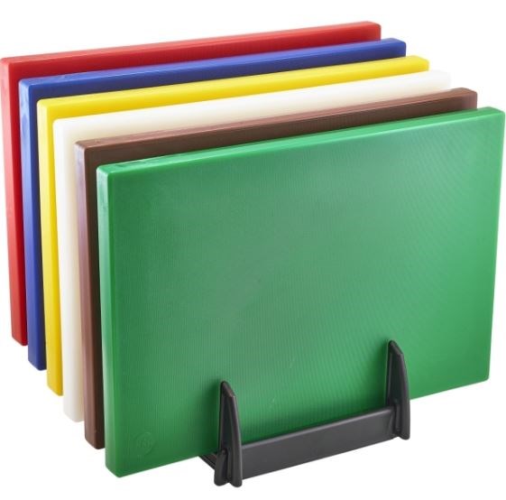 Chopping Board and Rack Set 18x12x1 in