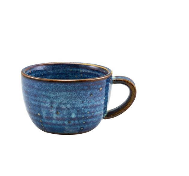 Terra Porcelain Aqua Blue Coffee Cup 22cl