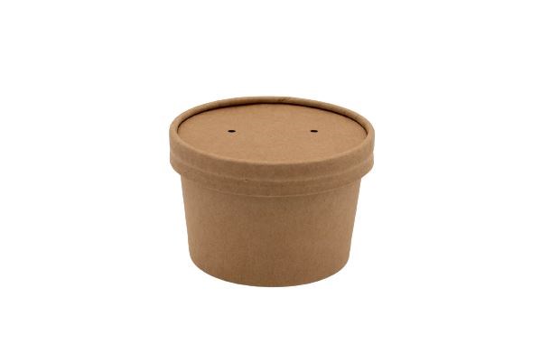 Soup Cup with vented lids 8oz