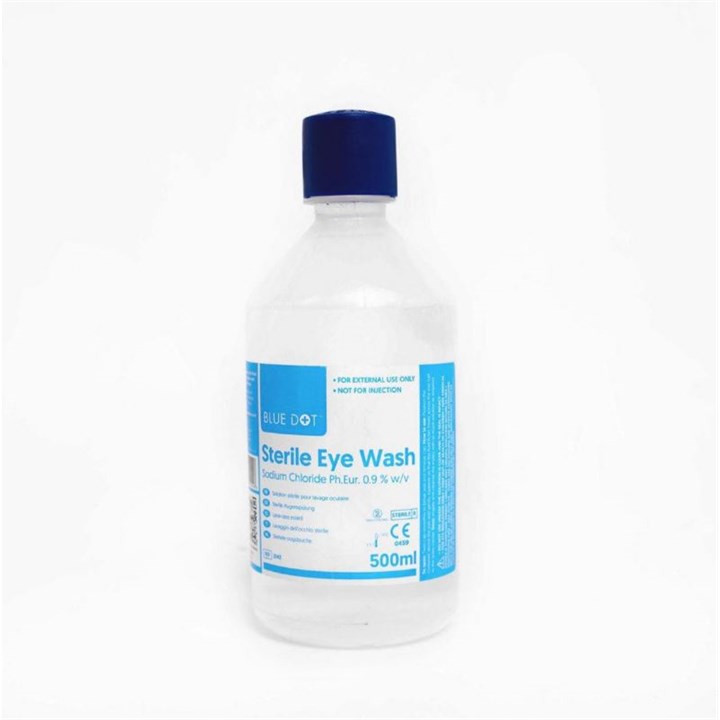 Eye Wash 500ml Bottle - Sterile
