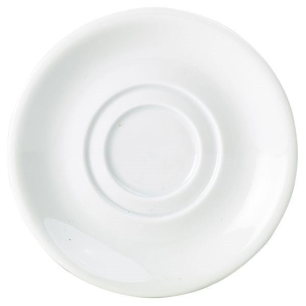 China White Plate Low Klaremont 16cm