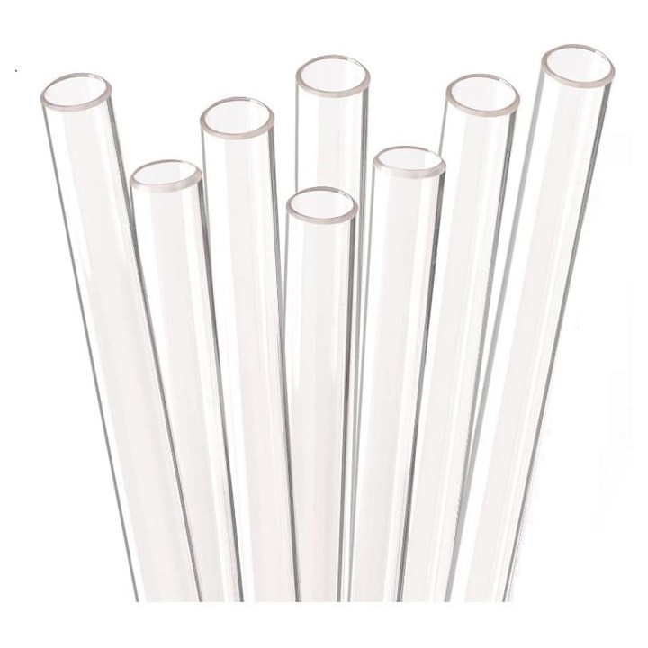Straw 15cm Jumbo Clear 7mm D Compostable