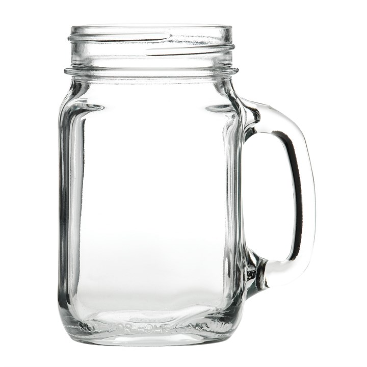 Drinking Glass Cocktail Jar 49cl (16.5oz)