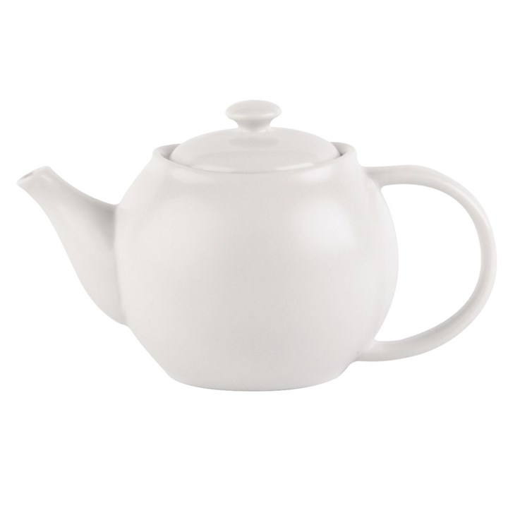 Basic Tea Pot China White 27oz