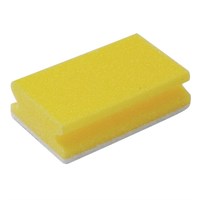 Sponge Back Scourers Non Abrasive Yellow
