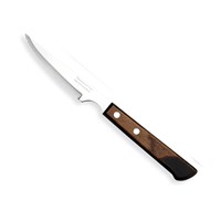 Steak Knife Wood Handle 2 Stud Black