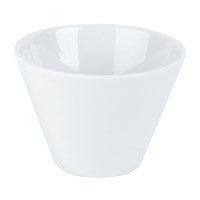 Conical Bowl Porcelite White 30cl