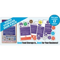 Food Storage Sign Pack - 17 Signs