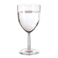 Reusable Plastic Wine Glass Clear 30cl (10oz)