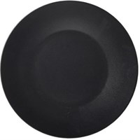 Rimmed Plate Round 30.5cm Black