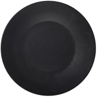 Rimmed Plate Round 27.5cm Black