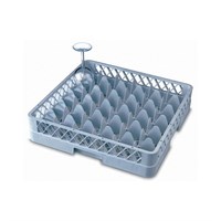 36 Compartment Glass Tray Rack