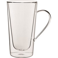 Double-Walled Tall Handled Latte Glass 34cl (12oz)