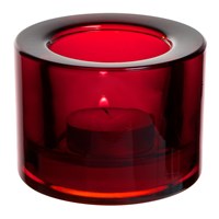 Nightlight Holder Chunky Red 8.2 x 6cm H