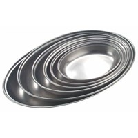 Oval Tray Stainless Steel 25.4cm 10in