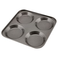 Carbon Steel Non Stick 4 Cup Yorkshire Pudding Tray