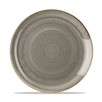 Grey Stonecast Coupe Plate 26cm (10.2'')