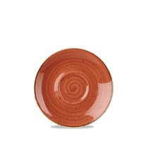 Orange Stonecast Saucer 15.6cm (6.4'')