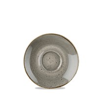 Grey Stonecast Saucer 15.6cm (4.65'')