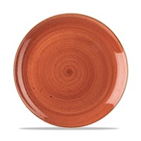Orange Stonecast Coupe Plate 26cm (8.2'')