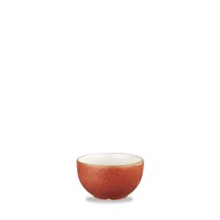 Orange Stonecast Sugar Bowl 10cm (3.9'')