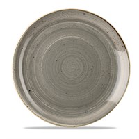 Grey Stonecast Coupe Plate 28.8cm (11.3'')