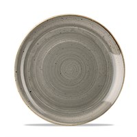Grey Stonecast Coupe Plate 21.7cm (8.5'')