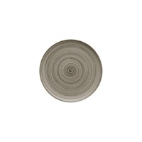 Modern Rustic Wood Flat Coupe Plate 15cm